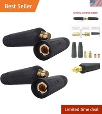 Welding Cable Joint Quick Connector Pair Dinse-Style 200Amp-300Amp 4- 1 35-50