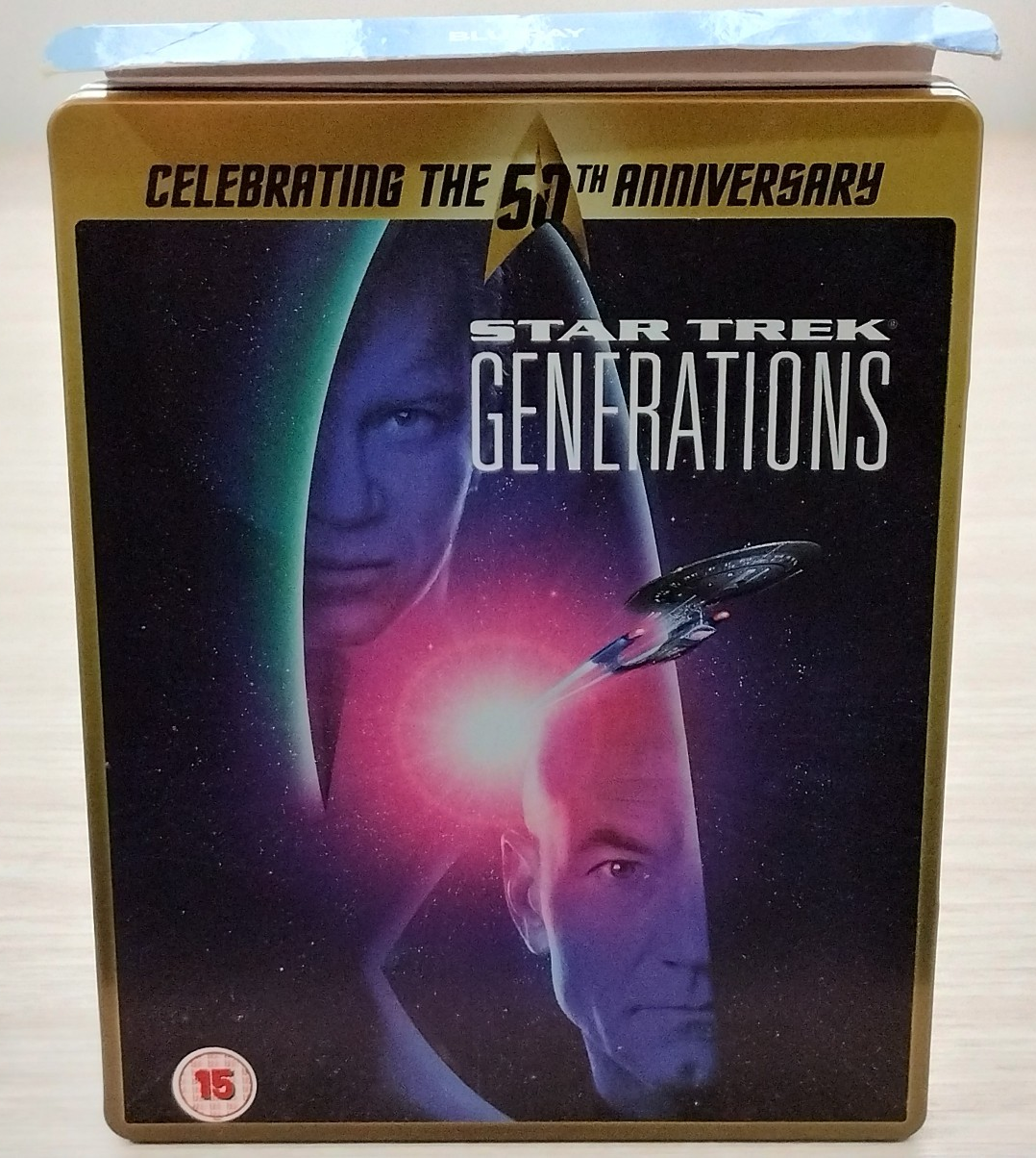Star Trek 7 : Generations - 50th Anniversary Steelbook Blu-Ray In VGC