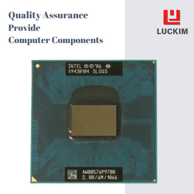 Intel Core 2 Quad P9700 CPU - Socket PGA 478 4 Cores 4 Threads 2.80GHz 6MB L2 Ca