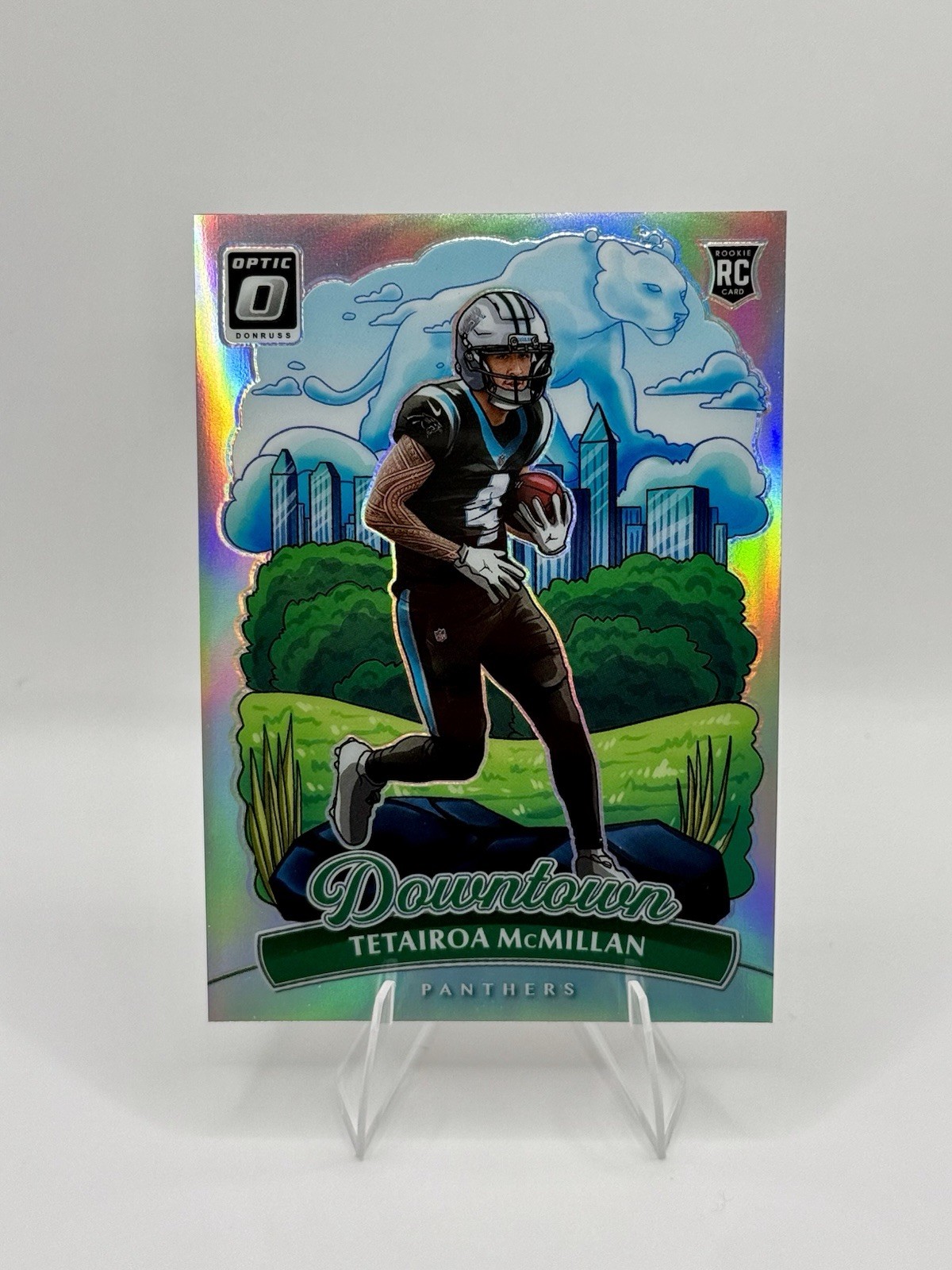 2025 Donruss Optic - Downtown Tetairoa McMillan #15 (RC)! Case Hit! CLEAN!🔥🔥🔥