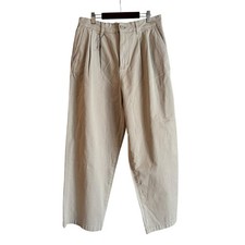 Zara Men  s Relaxed Fit Pants Beige Pleated Pockets Size Medium NWT