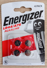 Energizer LR44 Batteries AG13 357 A76 RW82 L1154 SR44 Coin Cell Button Alkaline