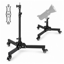 Kate Heavy Duty Light Stand with Casters 2.79ft Foldable Mobile Studio Stand