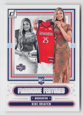 2025 Panini Donruss WNBA Kiki Iriafen Franchise Features RC #18 Mystics NM