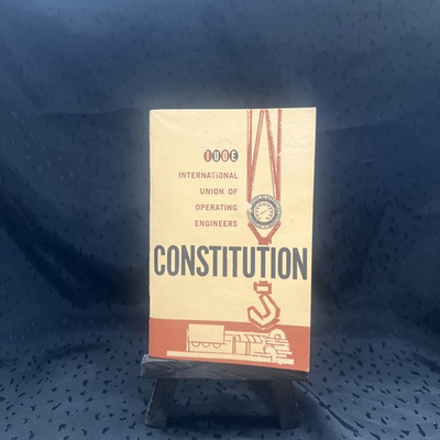 #ad #ad Vtg 1938 Constitution of International Union of Operating Engineers IUOE $10.00