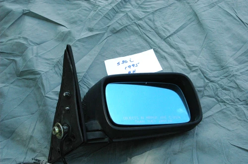 1993-1995 BMW 530i 540i 525i Side View Door Mirror OEM RH Maroon/Red