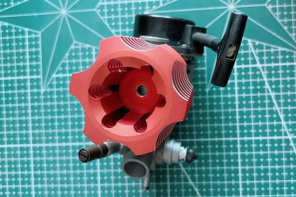 Pull-Start Nitro Engine Motor Fit for HPI HSP 1/8th Scale Gas Cars Engine-21CXP - Image 3 of 4