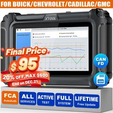 XTOOL IP500 Bidirectional OBD2 Scanner Diagnostic Tool for Chevrolet Cadillac GM