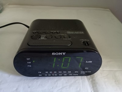 Sony Dream Machine FM/AM Digital Clock Radio ICF-C218 Tested Works Great