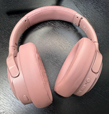 BERIBES Beribes Pink Bluetooth Wireless Over-Ear Headband Headphones Double