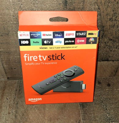 Amazon Fire TV Stick 3rd Gen FHD Media Streamer Alexa Voice Remote New Open Box