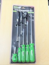 Grip 8pc Screwdriver Set. 5 Flat /3 Philips