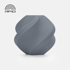 Bambu Lab PLA Matte 3D Printer Filament Refill 1.75mm Ash Gray 11102 1kg Roll
