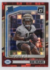 2024 Panini Donruss Rated Rookie Optic Preview Red Pandora Prizm Bub Means 1n9c