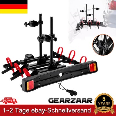 Fahrradträger für 3 Fahrräder E- Bikes Heckträger abklappbar abschließbar