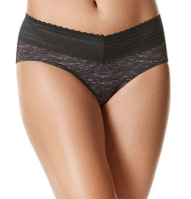 Warner s No Pinching, No Problems Dig-Free Comfort Waist with Lace Hipster