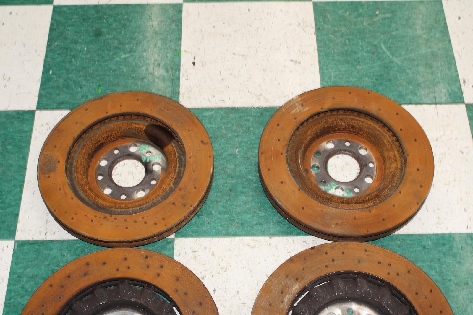 14-20 Ghibli Front Rear Driver LH Passenger RH Brake Rotors Set 4x OEM Factory