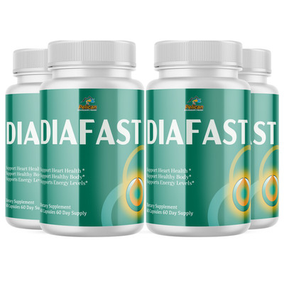 Diafast- Blood Sugar Support- 4 Bottles- 240 Capsules