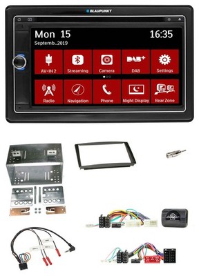 Blaupunkt 2DIN USB DAB Lenkrad Bluetooth TMC Navigation für KIA Ceed proCeed 200