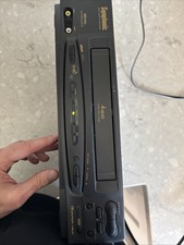 Symphonic Model SL240A 4-Head VCR VHS Video Cassette Player and Recorder Working