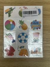 Summer Temporary Tattoos 60Pcs for Kids Beach Pool Party Hawaii