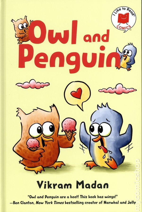 Owl and Penguin HC I Like to Read Comics #1-1ST NM 2022 Stock Image