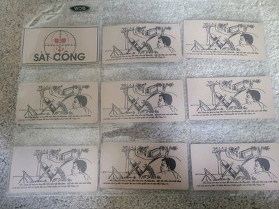 Vietnam War 1960's MACV Authentic Propaganda Trail/Death Cards. | eBay