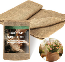 Burlap Fabric Roll - Garden Burlap Fabric Roll 40" X 13 Feet Natural Burlap Mate