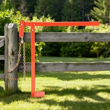 VEVOR 36" T Post Fence Remover Post Puller with 47" Lifting Chain & Puller Plate