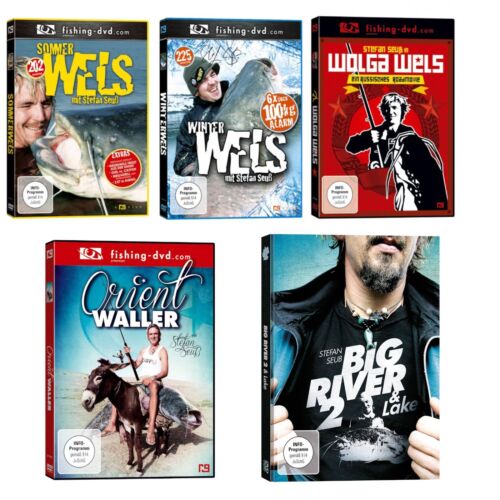 Stefan Seuß Wallerangeln - 5 DVDs übers Welsangeln, Angelfilme, Angeldvd, DVD - Bild 1 von 1
