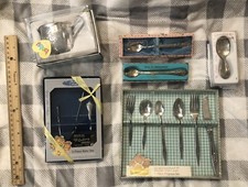 New Old Stock - Oneida Children's Silverware and Cup In Original Boxes