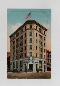 BERKELEY NATIONAL BANK, BERKELEY CALIFORNIA, C1910, LITHO ...