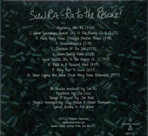 SUN RA Ra To The Rescue *SEALED* CD w/ Hype Sticker - Picture 2 of 2