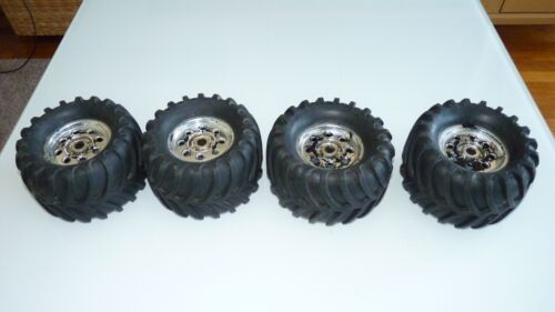 Tires And Wheels For Monster Rockrawler 1/8 XTM X Factor RC TRUCK - 第 1/12 張圖片