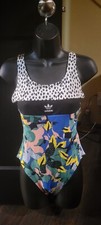 ADIDAS Women's Body Suit Cotton Leotard NWT, medium, multi colored