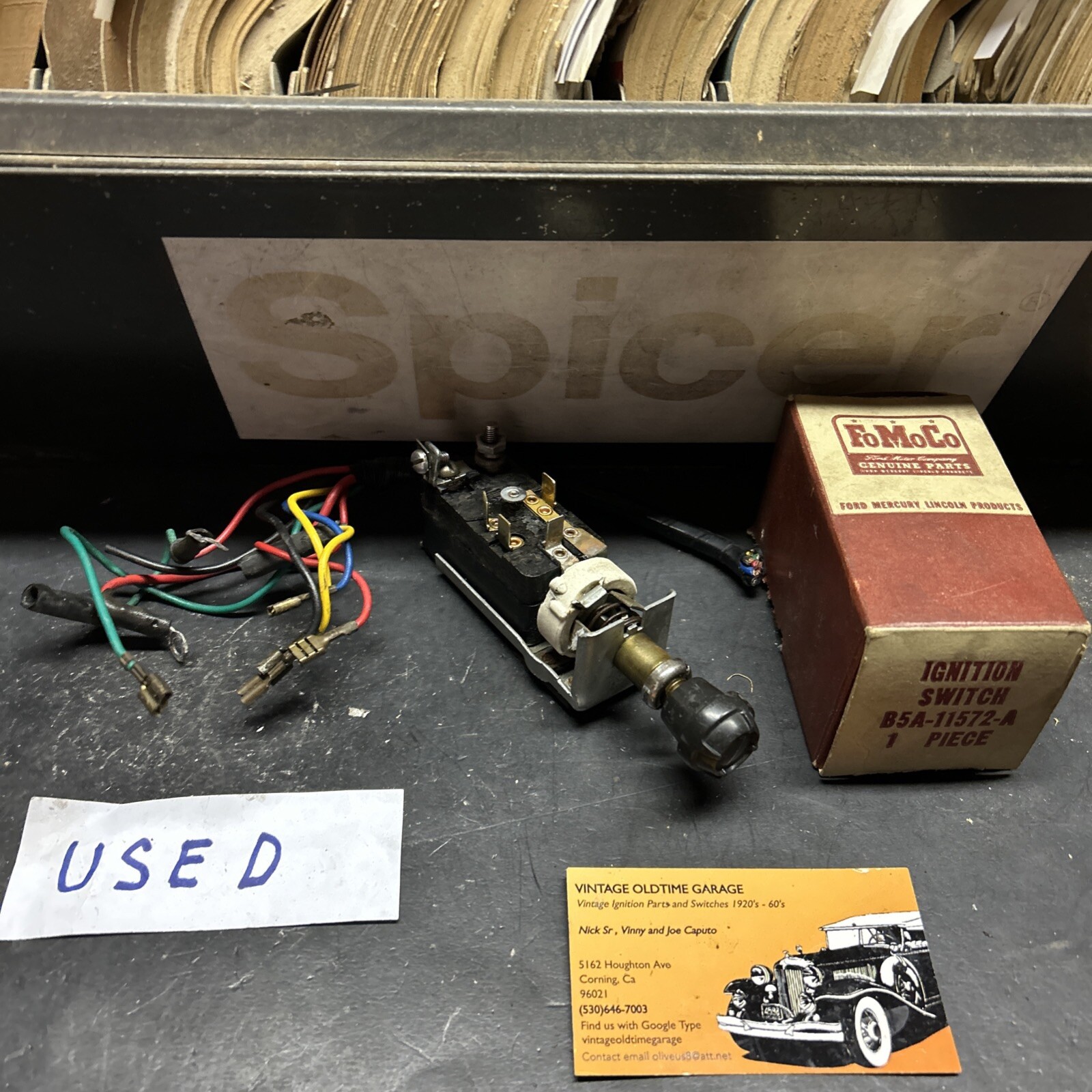 1955 1956 FORD LINCOLN  HEADLIGHT SWITCH