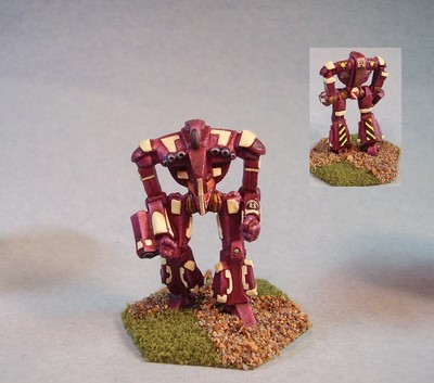 Battletech painted Vixen  battlemech MWC