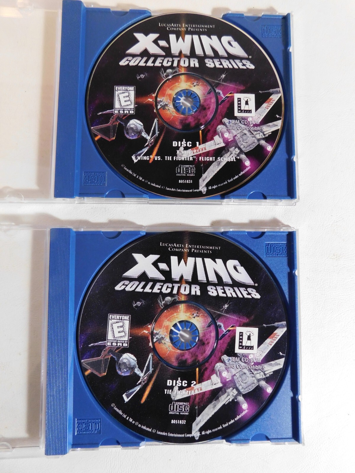STAR WARS X-WING Vs Tie Fighter Pc Cd Rom Lucas Arts Big Box Francais Sans Jeu EUR 30,00 - FR