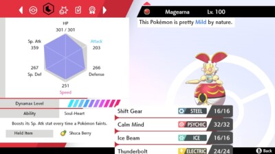 Pokemon Sword and Shield 6iv Magearna Original - FAST DELIVERY!