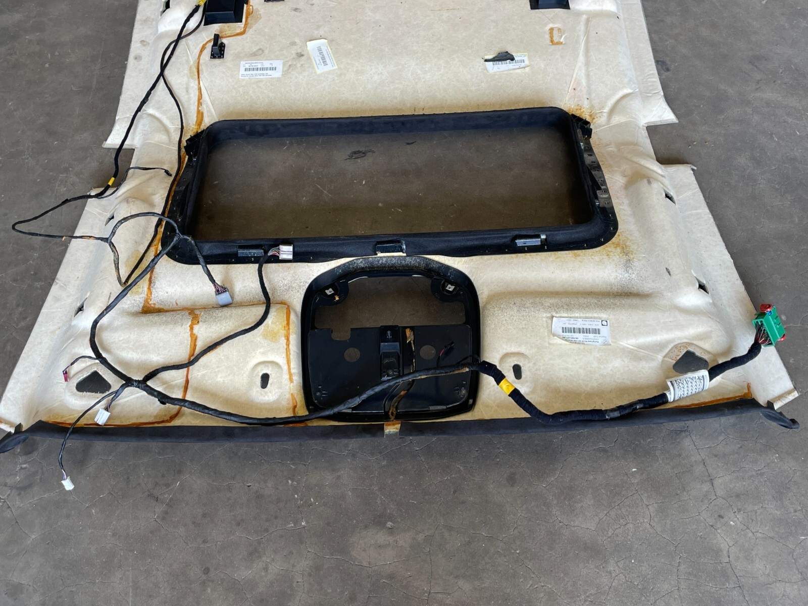 2014-2017 Maserati Quattroporte GTS Overhead Headliner Roof Cover Black 1574 OEM