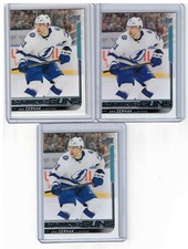 (3) 2018-19 UPPER DECK ERIK CERNAK #455 RC YOUNG GUNS LOT TAMPA BAY LIGHTNING