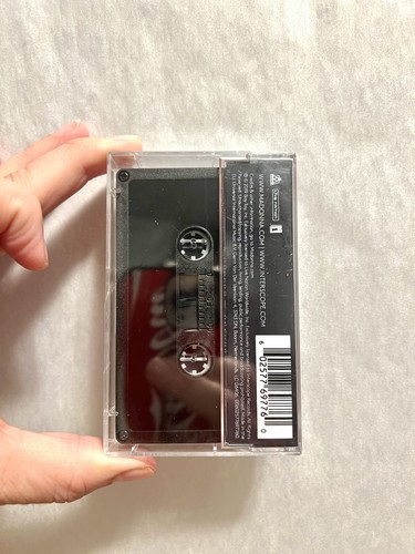 Madonna Madame X -IMPORT UK-black cassette factory sealed With Sticker! - Picture 3 of 3