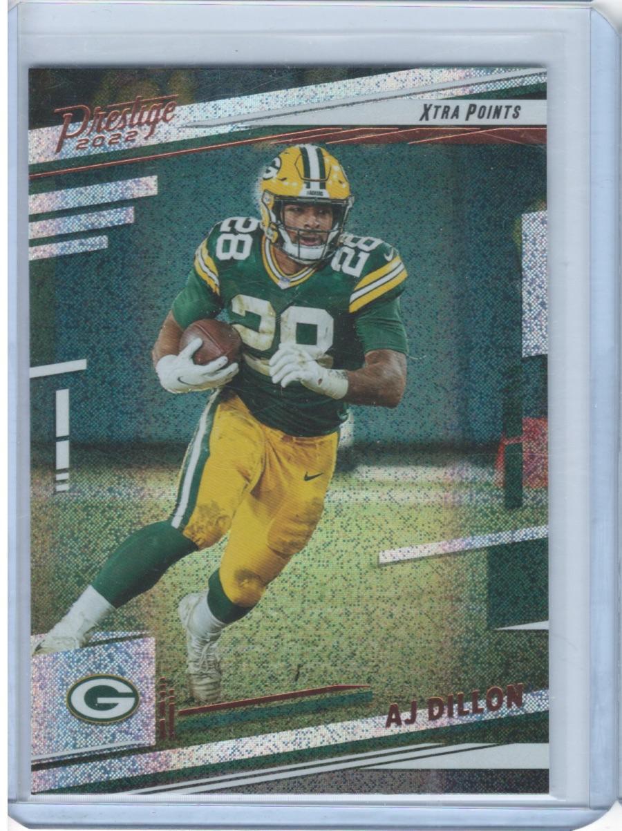 AJ Dillon 2022 Panini Prestige #106 Xtra Points Dots Green Bay Packers