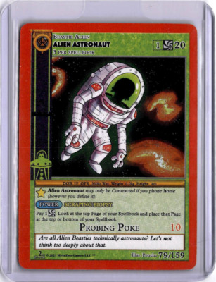 #79/159 - ALIEN ASTRONAUT - REGULAR - CRYPTID NATION 2ND ED - METAZOO - ENGLISCH