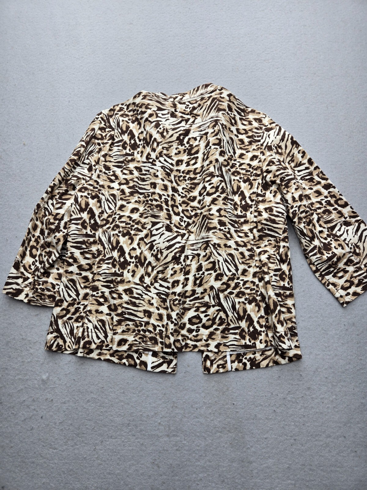 Chico's Women Jacket 2 Brown Basic Jacket Animal … - image 10