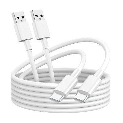 USB C Kabel [ 2M 2Stück ], Type C Ladekabel Schnellladung Kompatibel Mit Samsung