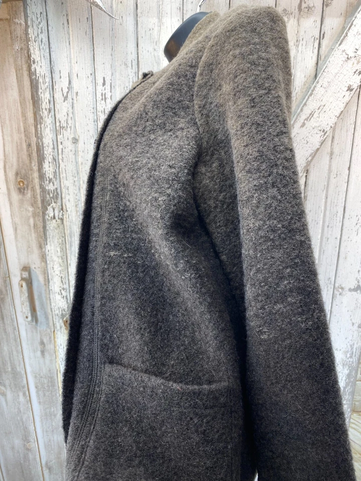 Cárdigan Suéter Appleseeds Mujer Pequeño PS Marrón Tejido Botón Delantero Foto 4 de 4