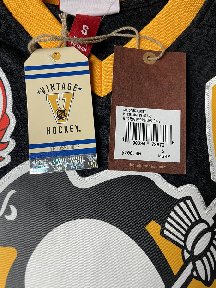 Maillot Mitchell & Ness Pittsburgh Penguins Mario Lemieux Ligne Bleue 2000 - Taille S