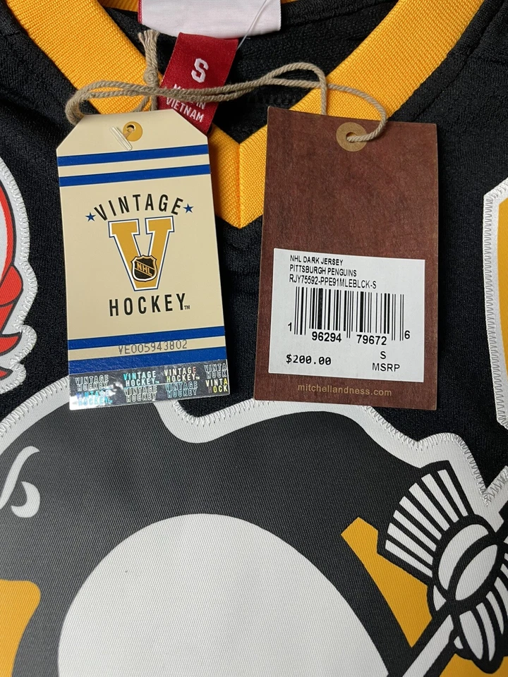 MITCHELL & NESS PITTSBURGH PENGUINS S MARIO LEMIEUX 蓝色线球衣 200 美元 — 第 2/4 张图片
