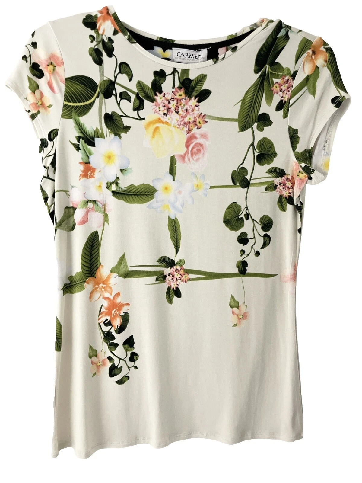 Prendas para mujer florales Carmen Marc Valvo